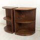 Pair of vintage 1950s corner side tables.