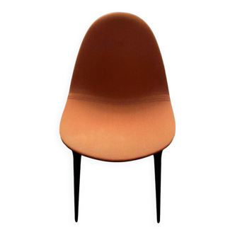 CHAISES 4 PIEDS ACIER VERNIS NOIR MAT CASSINA MODELE CAPRICE