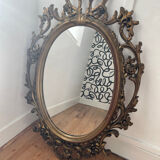 Baroque mirror signed roberta wood