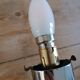 Pair of vintage wall lights in chromed metal and opaline 1970