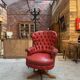 Fauteuil de bureau en cuir 60’S
