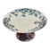 Gien opaque porcelain compote, Anemones 23.2 x 11 cm