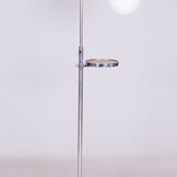 Restored Bauhaus Floor Lamp, Hynek Gottwald, Chrome-plated Steel, Czechia