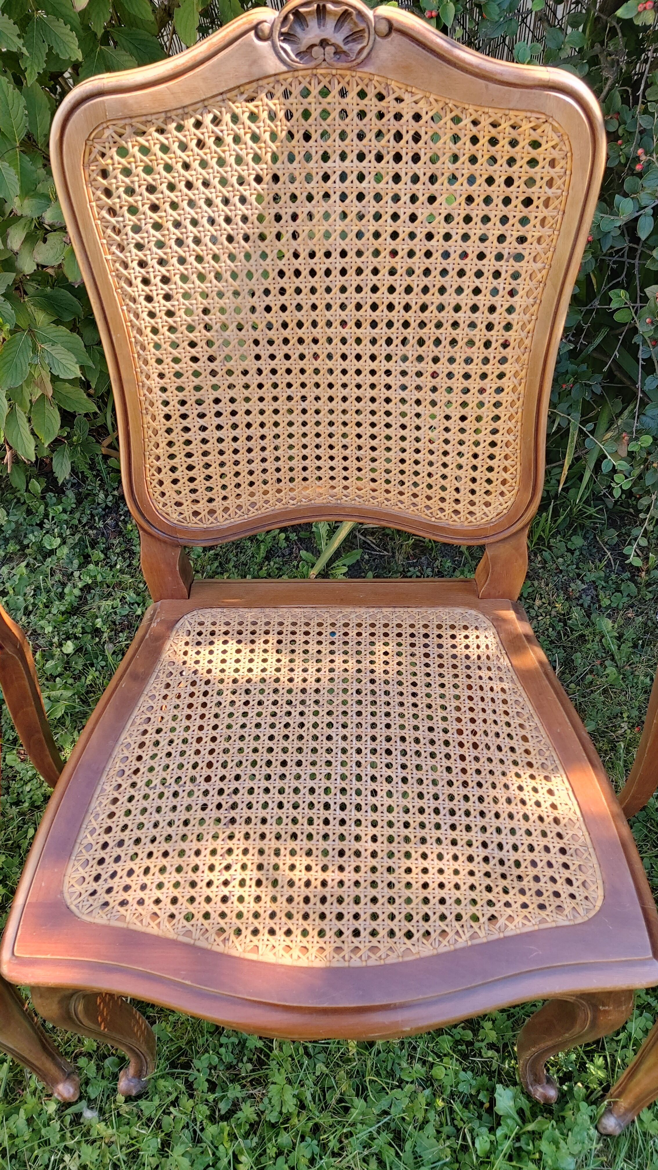 set of 4 regency style chairs