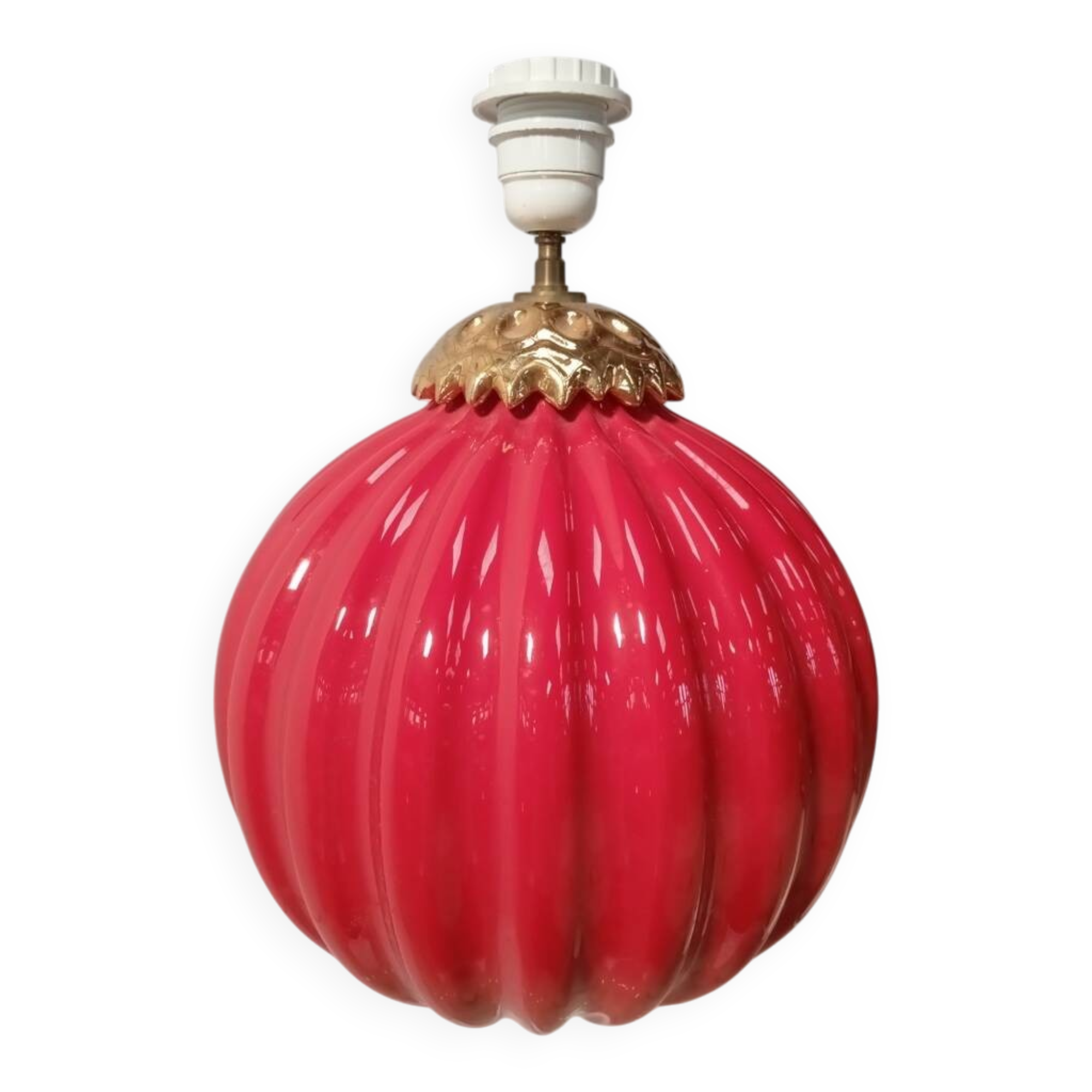 Large Kostka ceramic lamp