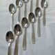 Christofle cutlery set - 11 fourchettes de table et 11 cuillères à soupe - Art déco - Métal argenté