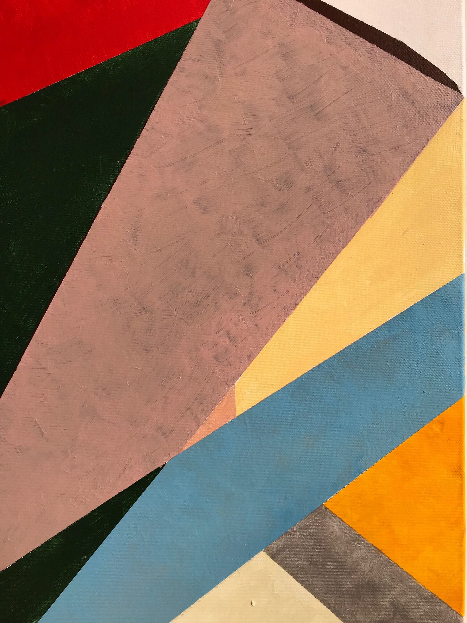 Abstract painting - Oil on canvas - 90 x 90 cm