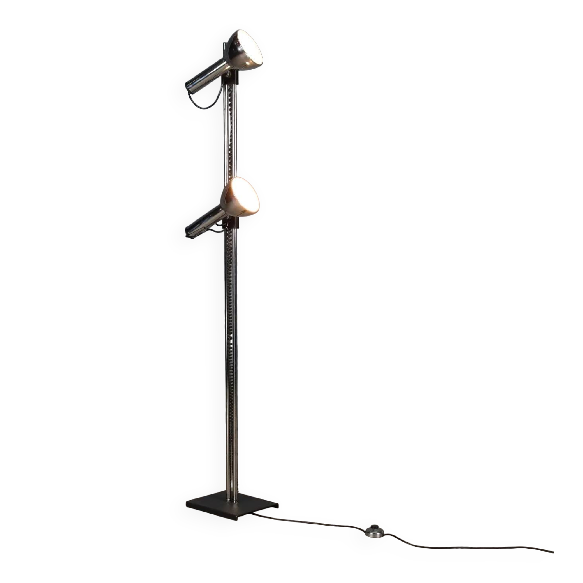 Vintage lacquered metal floor lamp, design, Italy, 1970s