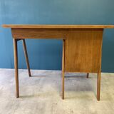 Desk 4 drawers with vintage fins