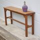 Vintage wooden console, wooden furniture, console table, interior decoration