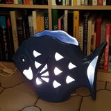 Large fish lamp the Dieulefit Caves
