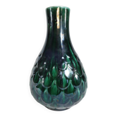 Green Vicke Lindstrand Ceramic Vase "638" Upsala Ekeby, 1950's