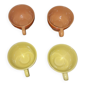 Ensemble de 4 tasses vinage