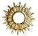 Vintage sun wall mirror in gilded wood, 1960