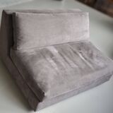 Banquette en alcantara modèle Cinna Exclusif Didier Gomez