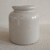 Stoneware mustard pot