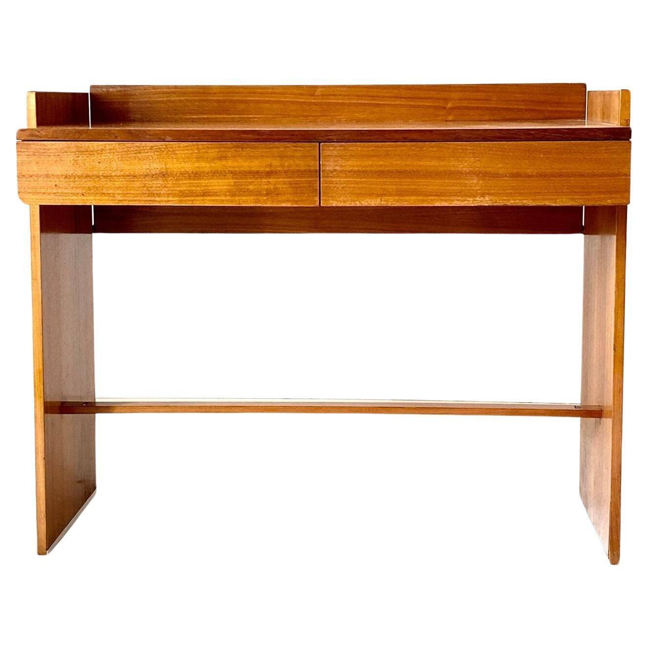 Vintage rosewood desk, MIM Roma, Italy 1970s