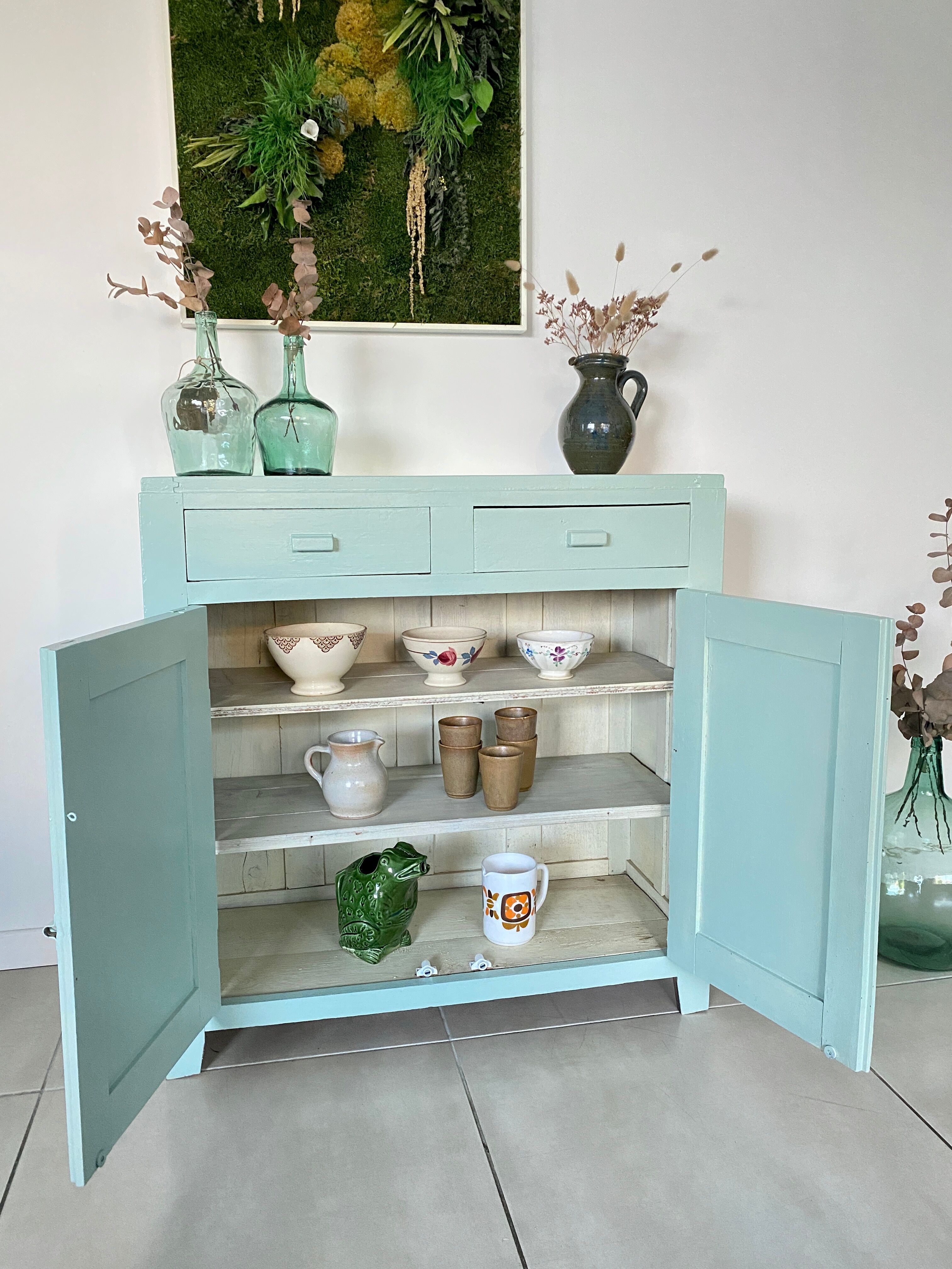 Parisian buffet green mint