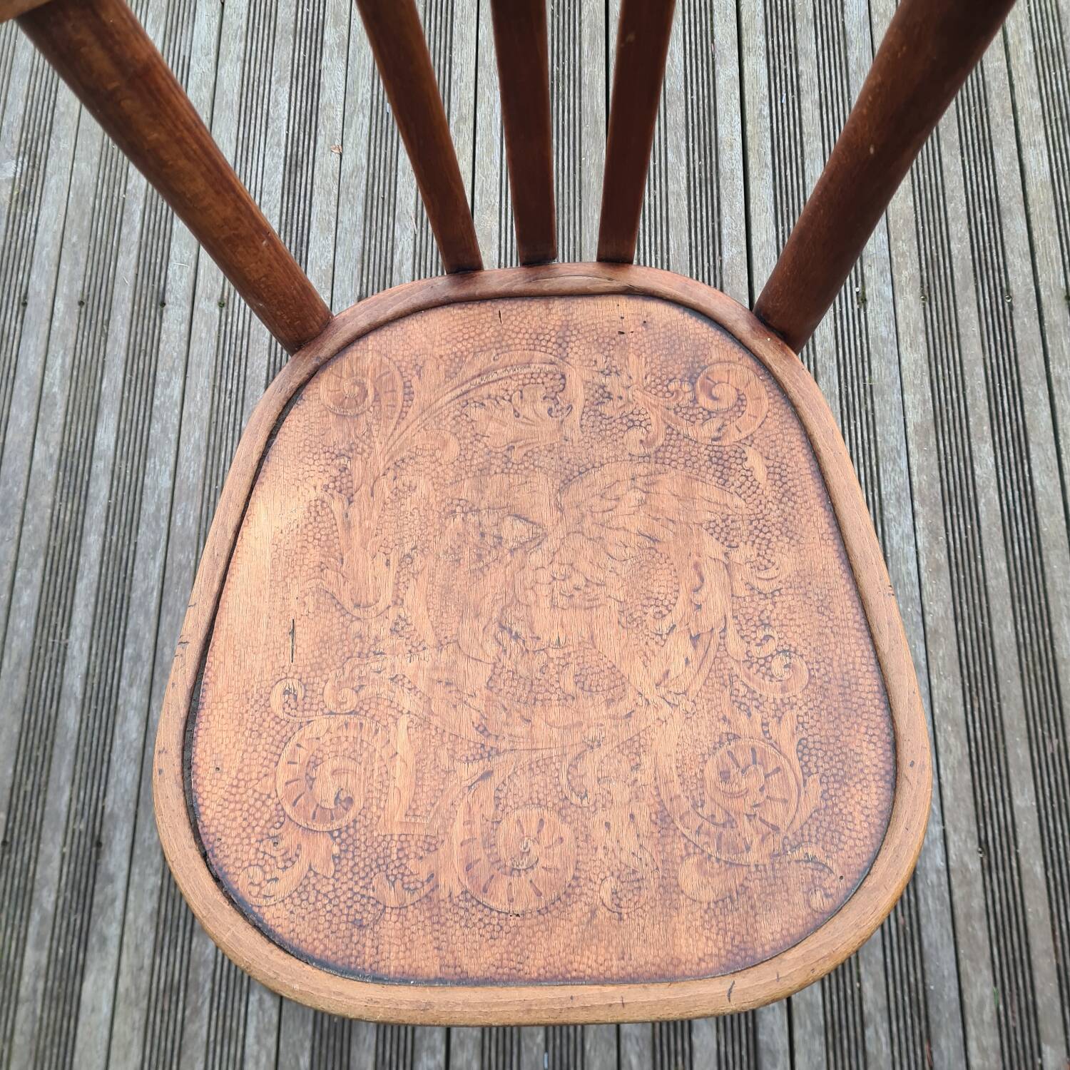 Old bistro chair