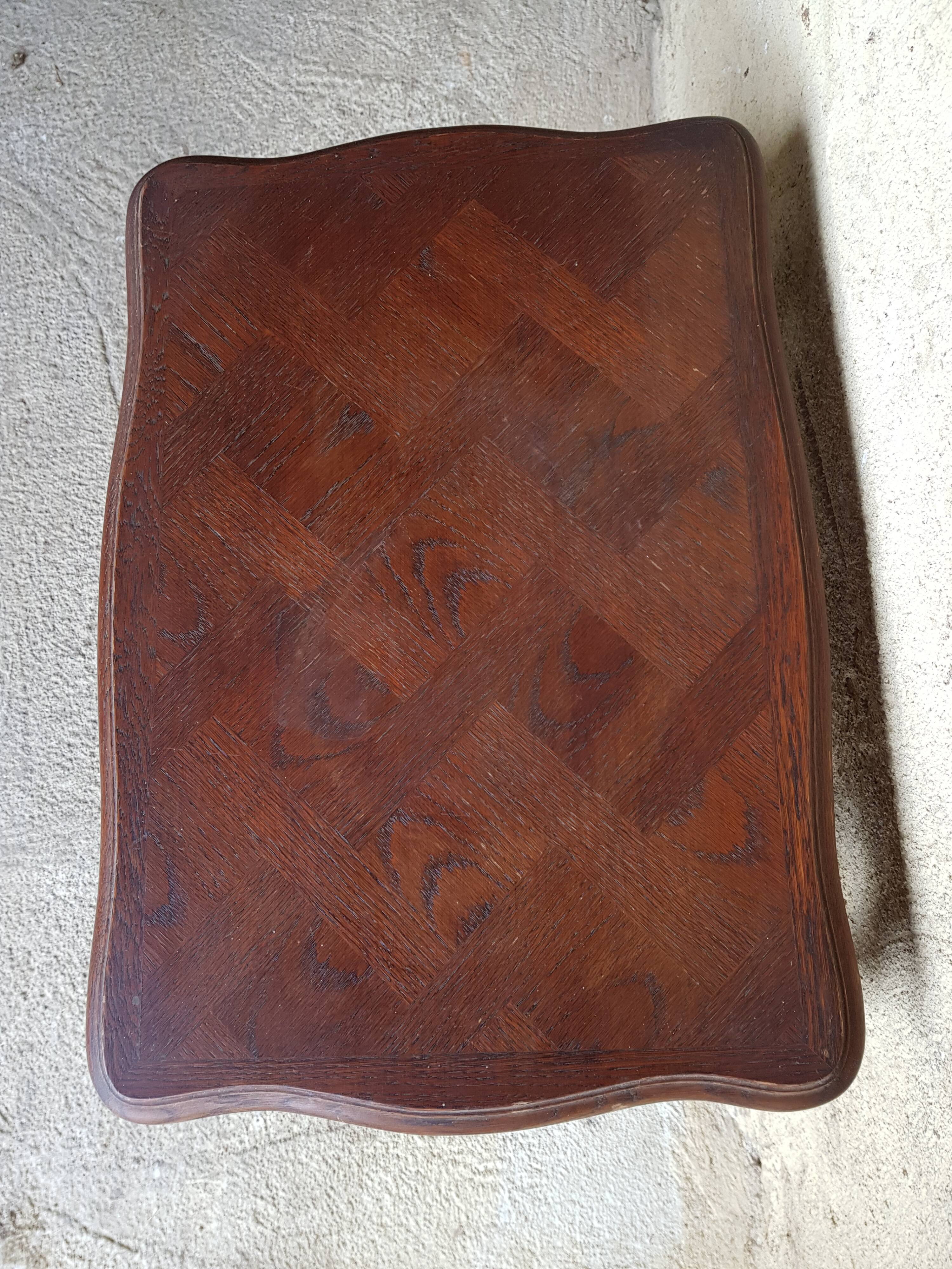 Walnut pull out tables