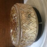 Vintage iridescent amber ceiling