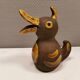 Old ceramic piggy bank. shaped like a duck from hegnetslund denmark