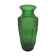 Vase vert en verre ancien