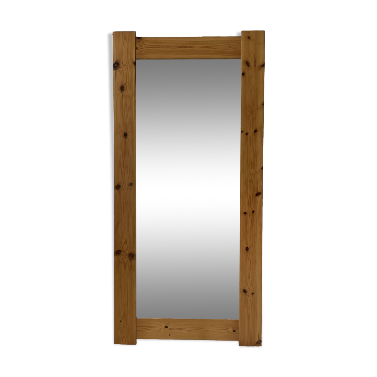 80s pine mirror