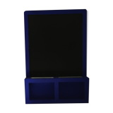 Magnetic chalk board with its vintage magnets