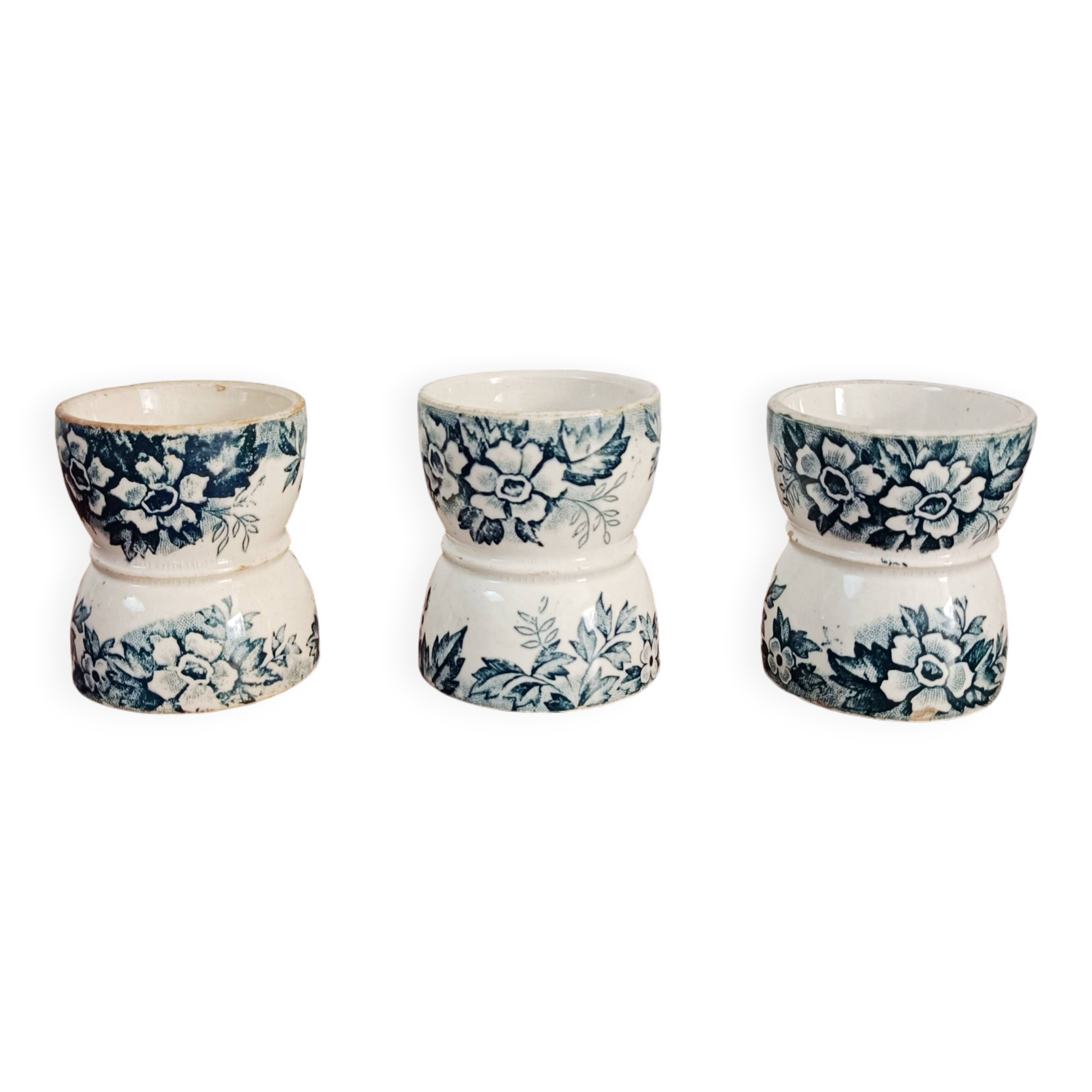 Lot de 3 coquetiers Marie Louise, St-amand