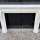 Louis XVI style fireplace in white Carrara marble circa 1880