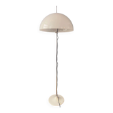 Lampadaire vintage GEPO Space Age en forme de champignon, abat-jour en verre acrylique blanc