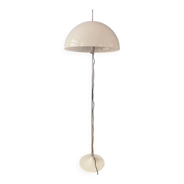 Vintage GEPO Space Age Mushroom Floor Lamp, White Acrylic Glass Shade