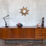 Scandinavian teak row design 1950 1960