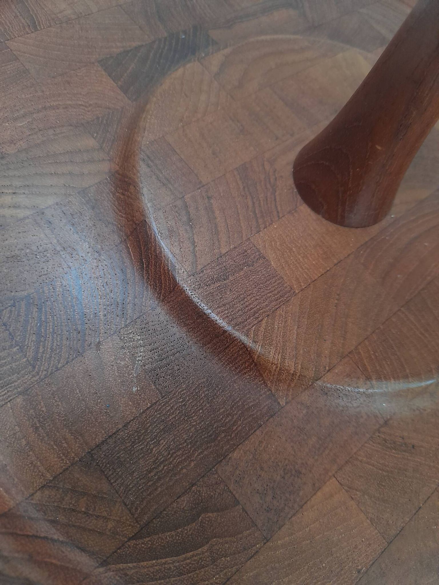 Plateau tournant en teak Digsmed Danemark
