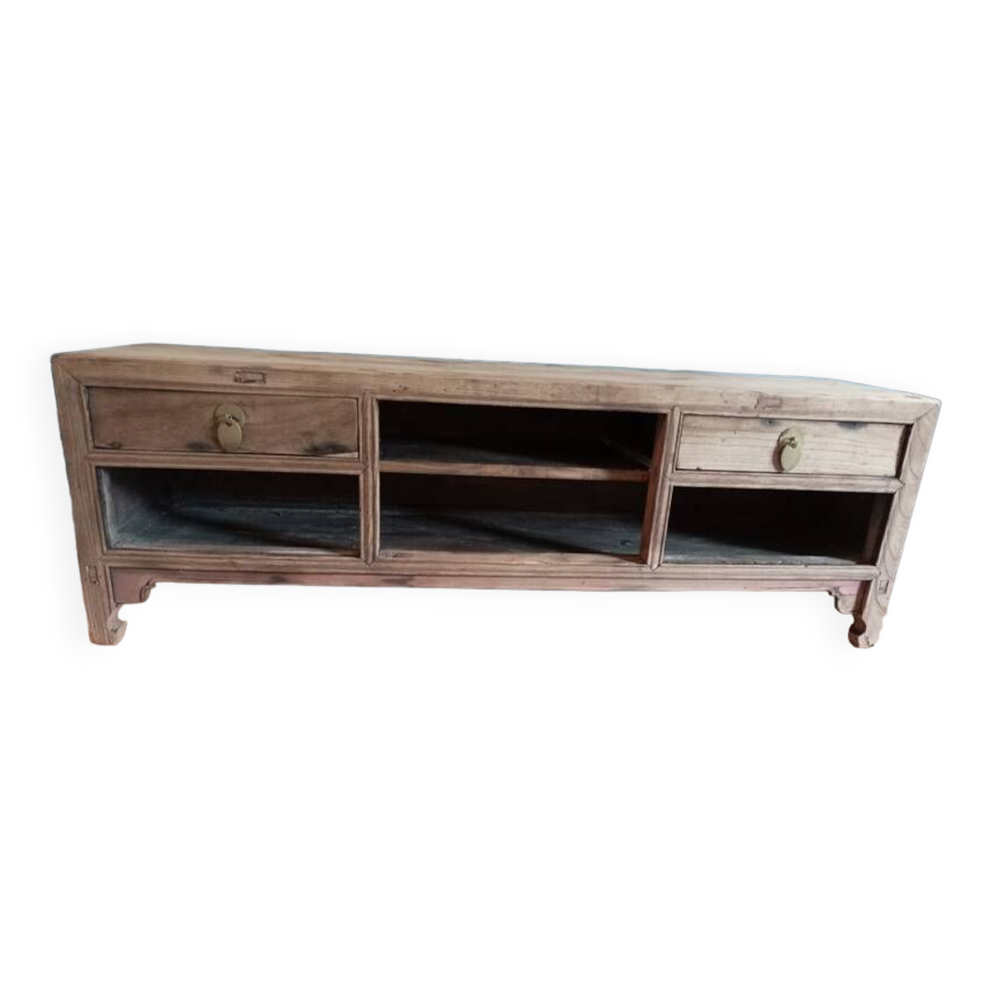 Furniture with drawers on solid wood air-gummed desk