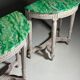 Set of 2 Louis Seize style side tables
