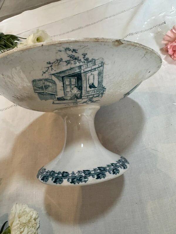 Ironstone compote dish