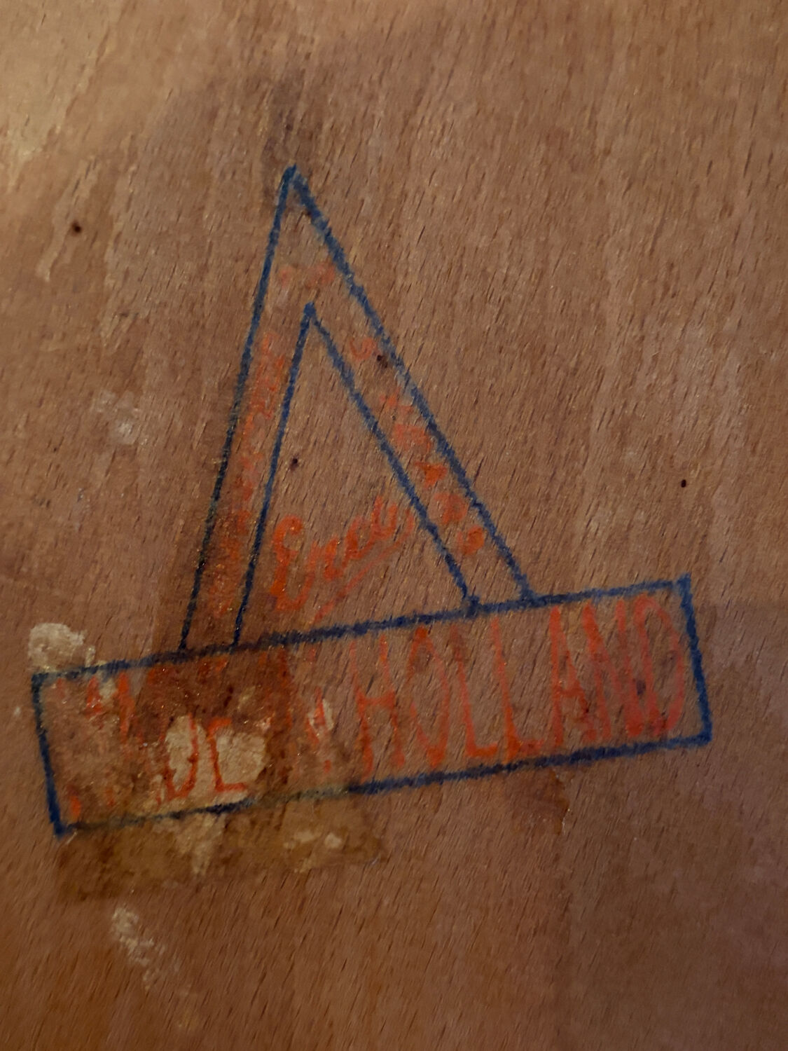 Pair of vintage bistro chairs, Netherlands, 1950s-60s