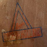 Pair of vintage bistro chairs, Netherlands, 1950s-60s