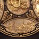 19th century gilded wooden shield signed F. Barbedienne Paris
