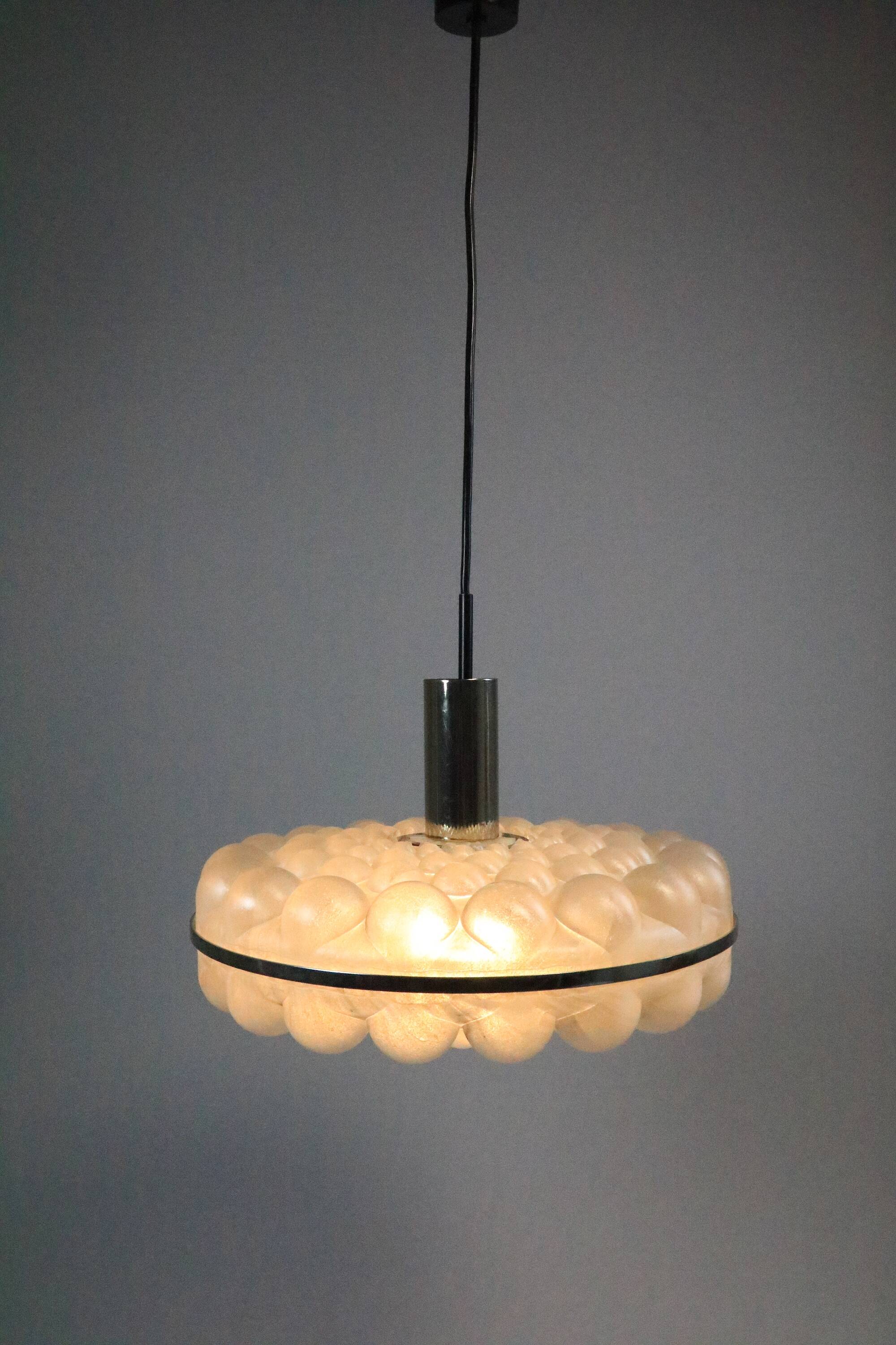 Extraordinary Vintage  Hanging Lamp, Big Bubbles, 1970s