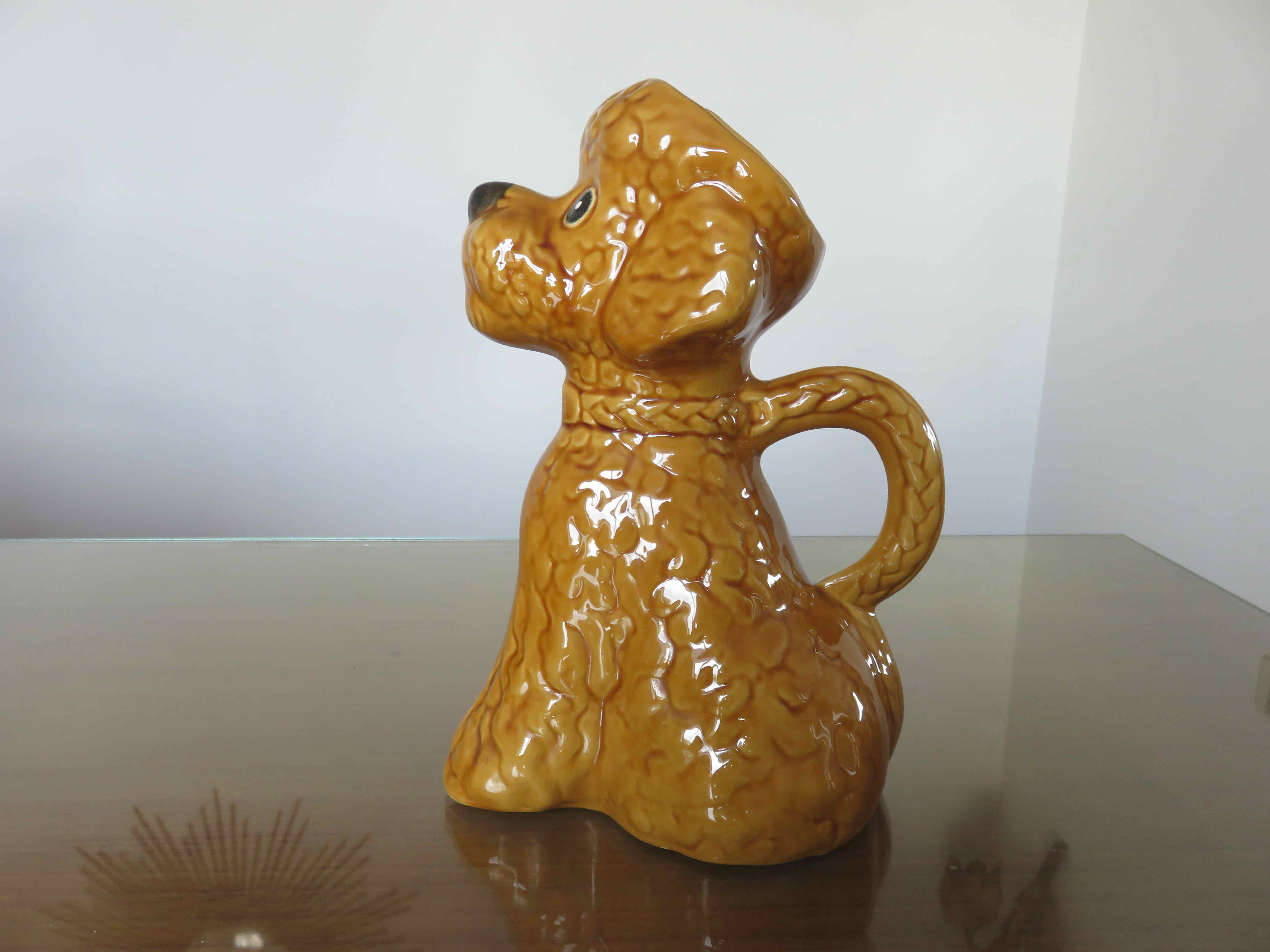 Pitcher "POODLE" ceramic 50s 60s