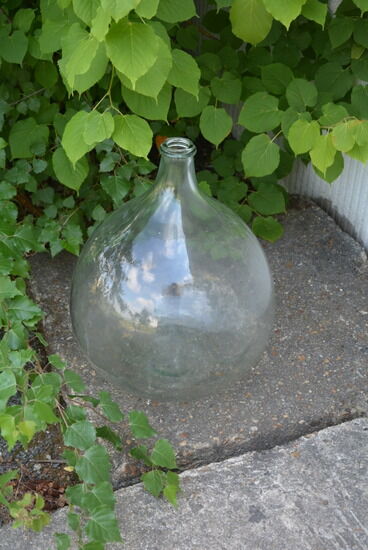 Demijohn vase canister