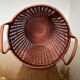 Canning rattan office paper basket 70s
