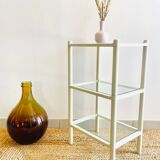 Off-white Bakelite shelf by Makio Hasuike for Gedy 1970