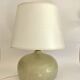 Lampe céramique, câble tissu 2m, abat-jour tissu