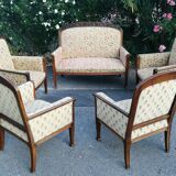 Art Nouveau living room: 4 armchairs + Jugendstil sofa 1900 chair