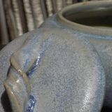 Blue ceramic box
