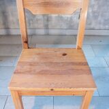 Set of 4 NC Sweden pine chairs, 1970